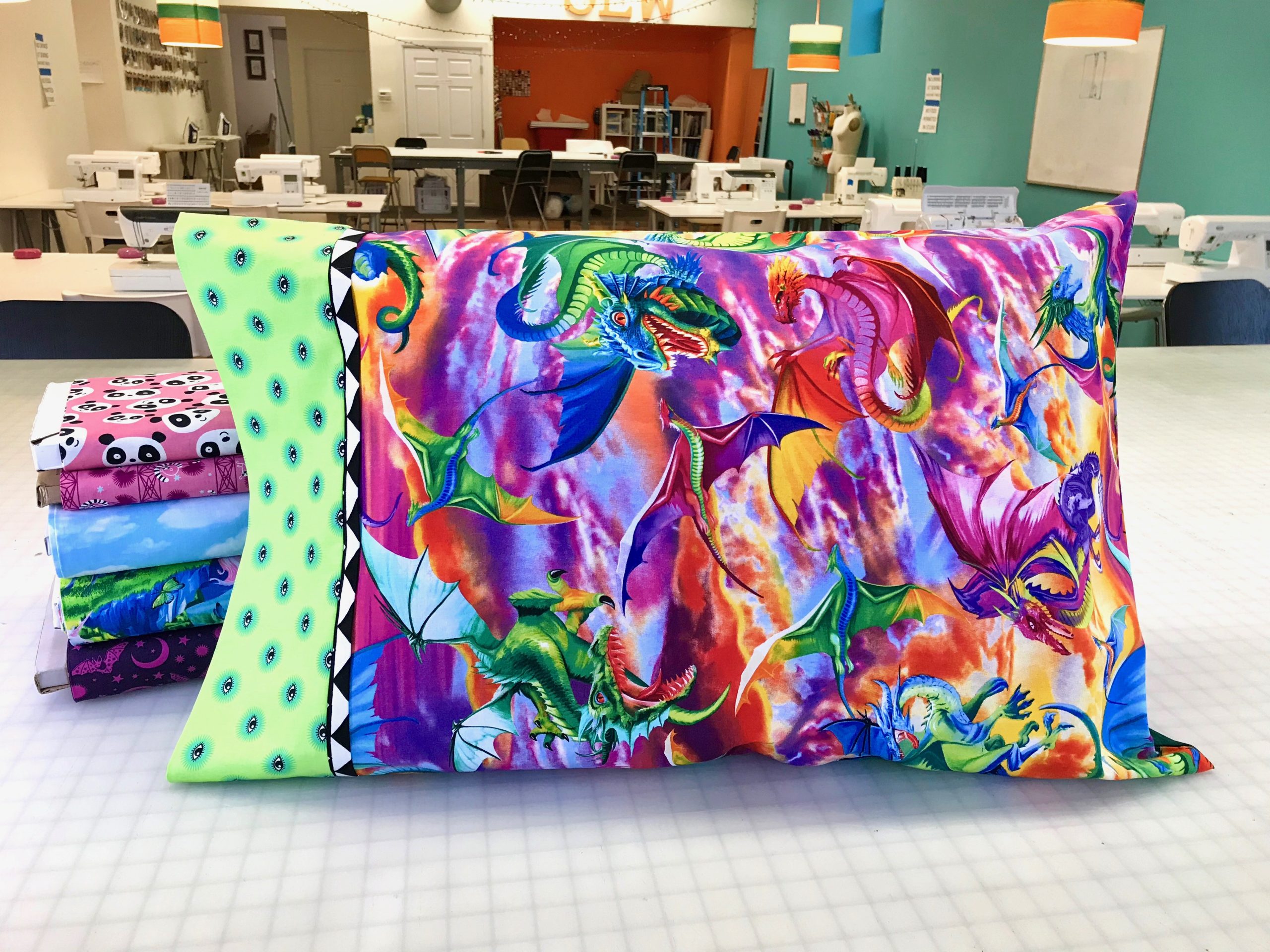 Standard Bed Pillowcase Cut and Sew Studio